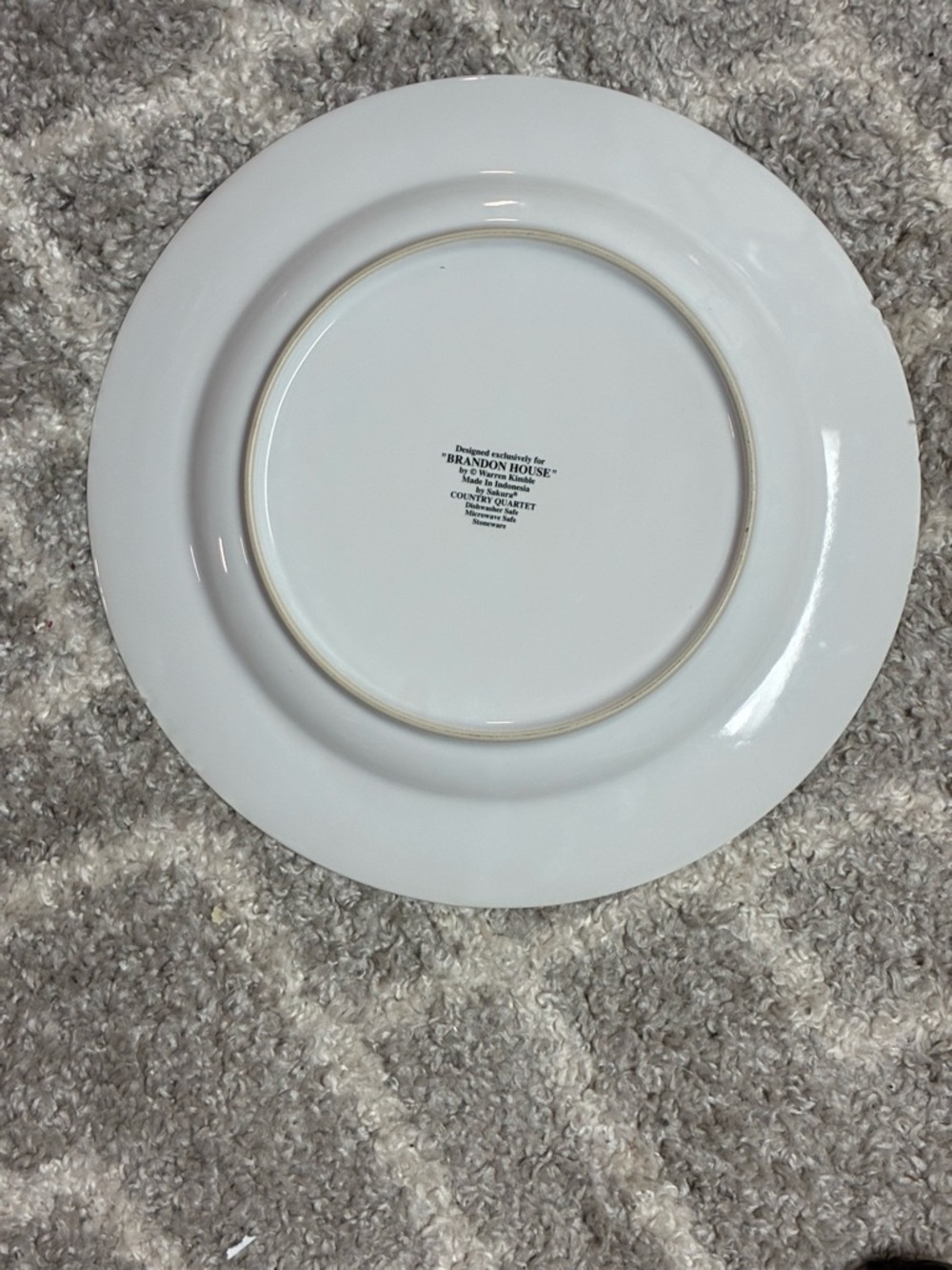 Warren Kimble Country Quartet Rooster serving plate - Picture 3 of 5